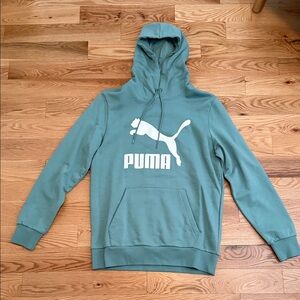Puma Men's Sage Green Hoodie